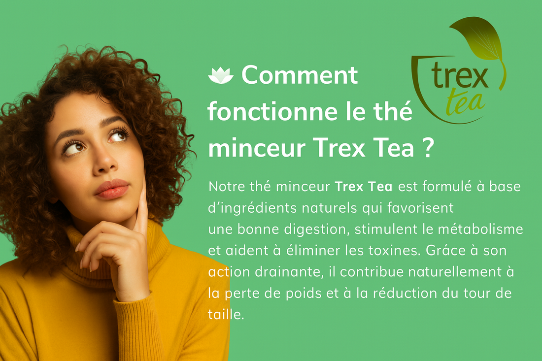 Trex Tea thé minceur naturel pour perte de poids et ventre plat
