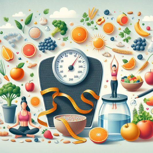 Illustration bien-être liée à l'article : Comment surmonter le plateau de poids grâce à une routine bien-être naturelle