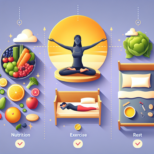 Illustration bien-être liée à l'article : Comment surmonter un plateau de poids avec une routine bien-être simple