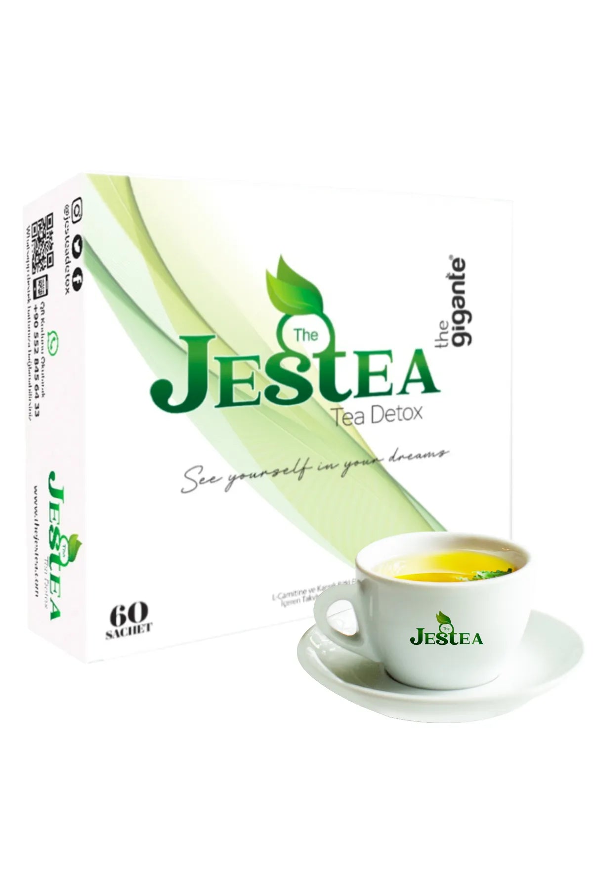 Jestea - Thé Minceur Naturelle Citron 60 Sachets